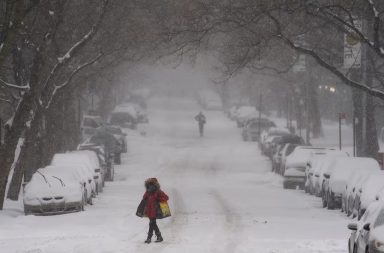 NUEVA YORK NIEVE CLIMA TORMENTA