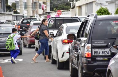 Estado del tráfico vehicular a la hora del almuerzo de este miércoles, 26 de febrero