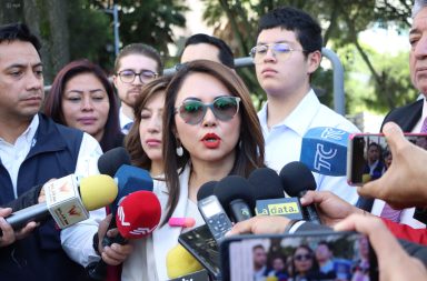 Nataly Morillo, asambleísta de ADN, denuncia a Paola Cabezas por el presunto delito de "pánico económico".