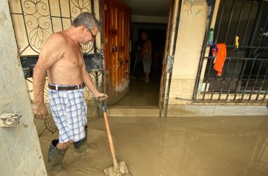 Manta. Más de 400 familias han sido afectadas por el invierno