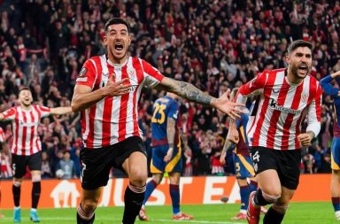 Athletic vence 3-1 a Roma y avanza a cuartos de final de la Europa League