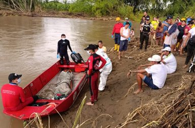 Bomberos encontraron el cadáver de un joven que se ahogó en Portoviejo, Manabí