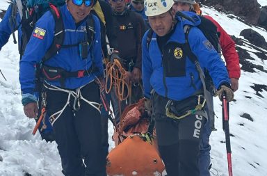 Ecuador. Rescatan y evacúan a ocho personas tras avalancha en el volcán Cotopaxi