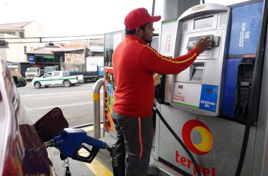 Gasolinera en Ecuador