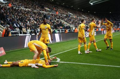 Inglaterra. Brighton elimina a Newcastle y avanza a cuartos de final de la FA Cup