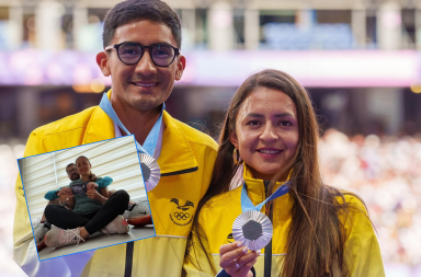 La medallista olímpica Glenda Morejón anuncia que está embarazada