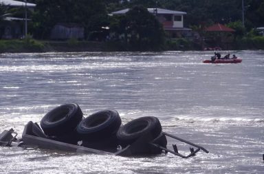 Las autoridades ya tienen una hipótesis como causa del desplome del puente Gonzalo Icaza Cornejo, en Daule, provincia del Guayas.