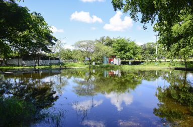 Portoviejo. Exceso de agua de la laguna del parque Forestal será evacuada