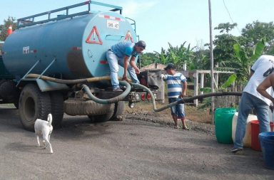 Portoviejo. Hasta $60 se paga por un tanquero de agua.